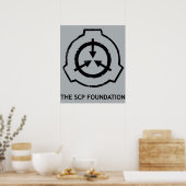 Poster Logo SCP Foundation Secure Contain Protect (Cuisine)