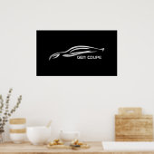Poster Logo Silhouette Genesis Coupe (Cuisine)