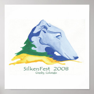 Poster Logo Silkenfest 2008 Affiche/impression Kim Tucker