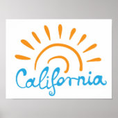 Poster Logo Sunny California (Devant)