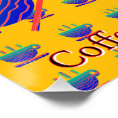 Poster Logo Thé Ou Café (Coin)