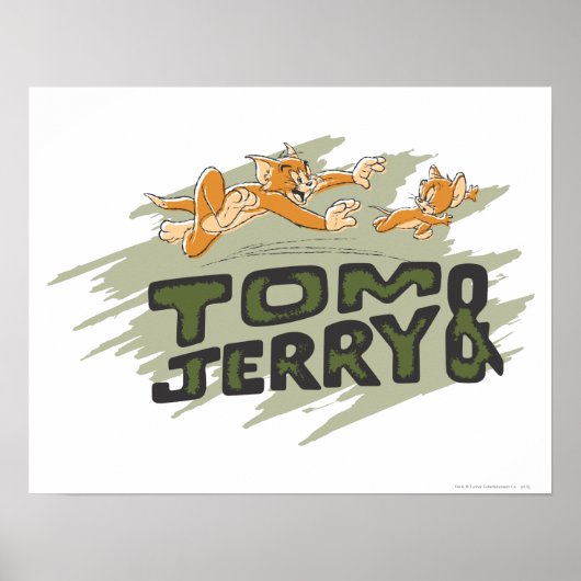 Poster Logo Tom et Jerry Chase (Devant)