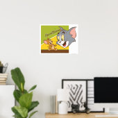 Poster Logo Tom et Jerry Hanna Barbera (Bureau à domicile)