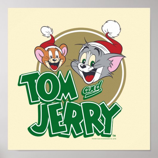Poster Logo Tom et Jerry Holiday (Devant)