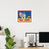Poster Logo Tom Et Jerry Plat (Bureau à domicile)