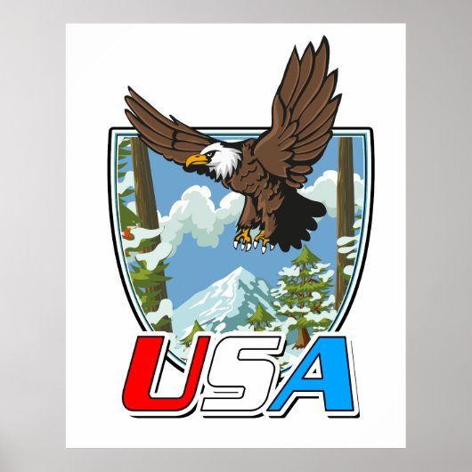 Poster Logo USA Patriot (Devant)