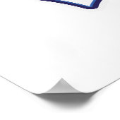 Poster Logo voyage rétro Andorre (Coin)