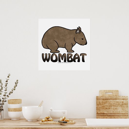 Poster Logo Wombat II (Cuisine)