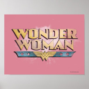 Poster Logo Wonder Woman Pencil