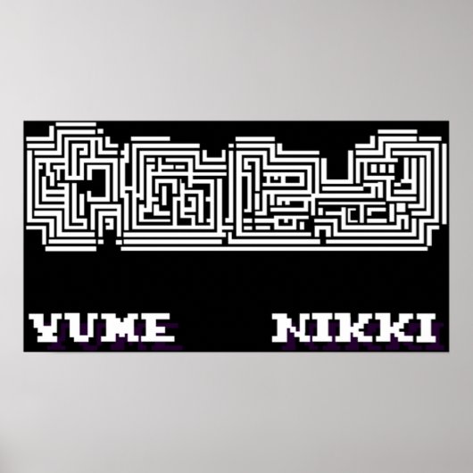Poster Logo Yume Nikki (Devant)