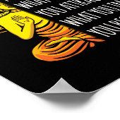 Poster Loi D'Attraction Méditation Spirituelle Bouddha (Coin)