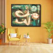 Poster L'oie barbelée avec la souris, Paul Klee