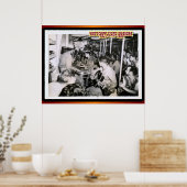 POSTER LOIN DE MAISON SUR NAVIRE 1944 (Cuisine)