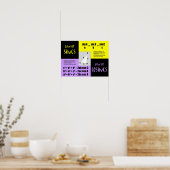 Poster Lois des Sines et des Cosines (Cuisine)