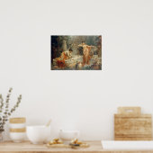 Poster L'Oiseau des animaux de compagnie par Hans Zatzka  (Cuisine)