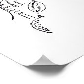 Poster L'oiseau et le bouquet, par Apollinaire (Coin)