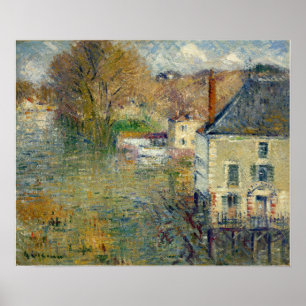 Poster Loiseau - Inondation À Giverny 1934