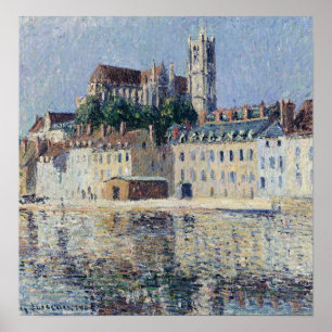 Poster Loiseau - La Cathédrale D'Auxserre 1902