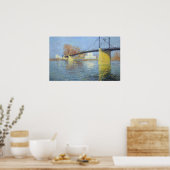 Poster Loiseau - Le Pont Suspendu À Triel Sur Seine ... (Cuisine)