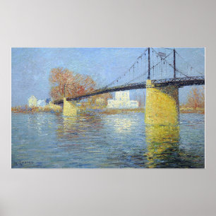 Poster Loiseau - Le Pont Suspendu À Triel Sur Seine ...