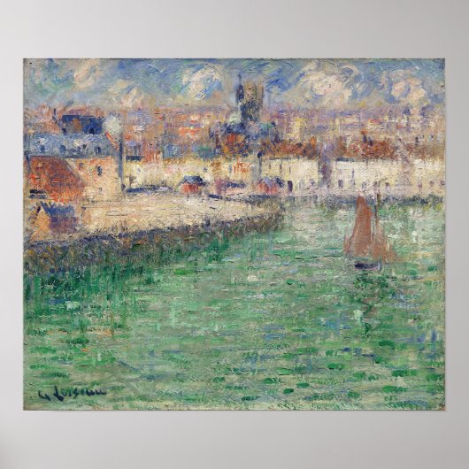 Poster Loiseau - Le Port De Dieppe (Devant)