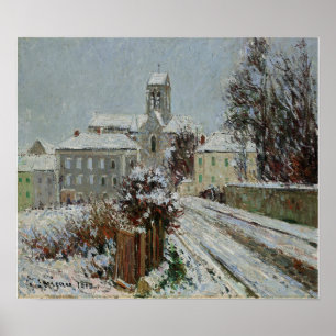 Poster Loiseau - Neige à Auvers Sur Oise