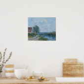 Poster Loiseau - Riverside La Seine Au Port De Joie (Cuisine)