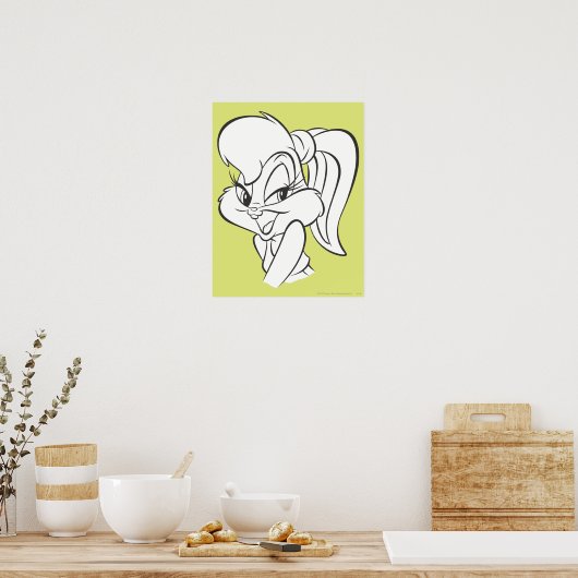 Poster Lola Bunny Expressive 2 (Cuisine)
