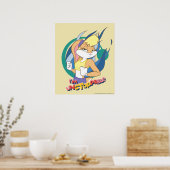 Poster Lola Bunny "Je ne peux pas arrêter" (Cuisine)