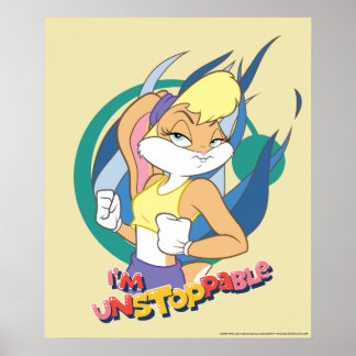 Poster Lola Bunny "Je ne peux pas arrêter"