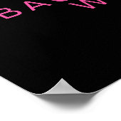 Poster LOLA Néon Amoureuse Ivre Enterrement de Vie de Jeu (Coin)