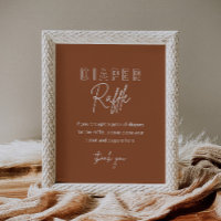 LOLA Terracotta Déchets Raffin Baby shower Jeu
