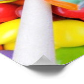 Poster Lollipop Et Smarties Multicolores (Coin)
