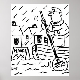 Poster Lollipop Man est en train de remorquer un bateau d