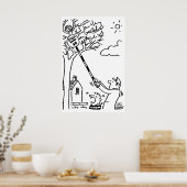 Poster Lollipop Man Secourt Ball From Tree (Cuisine)