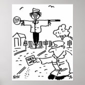 Poster Lollipop Man utilise des Lollipopes pour fabriquer (Devant)