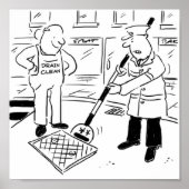 Poster Lollipop Man utilise son signe pour soulever une p (Devant)