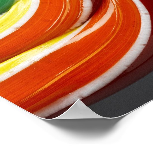 Poster Lollipop multicolore (Coin)