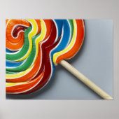 Poster Lollipop multicolore (Devant)