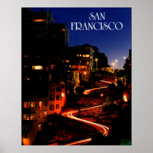 Poster Lombard Street San Francisco