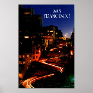 Poster Lombard Street San Francisco