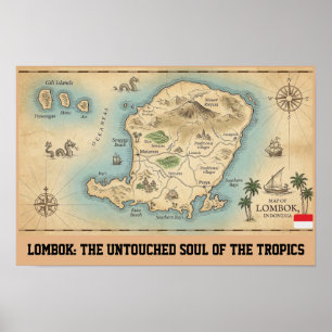 Poster Lombok : L'âme intacte des tropiques