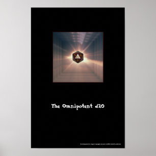 Poster L'omnipotent d20 - Imprimer