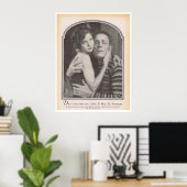 Poster Lon Chaney Loretta Young 1928 (Bureau à domicile)
