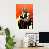 Poster L'oncle de l'homme afro-américain (Bureau à domicile)