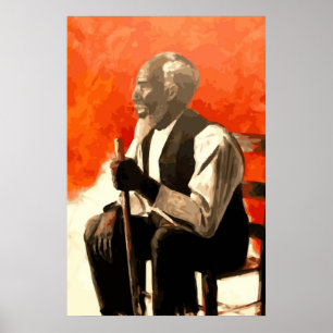 Poster L'oncle de l'homme afro-américain