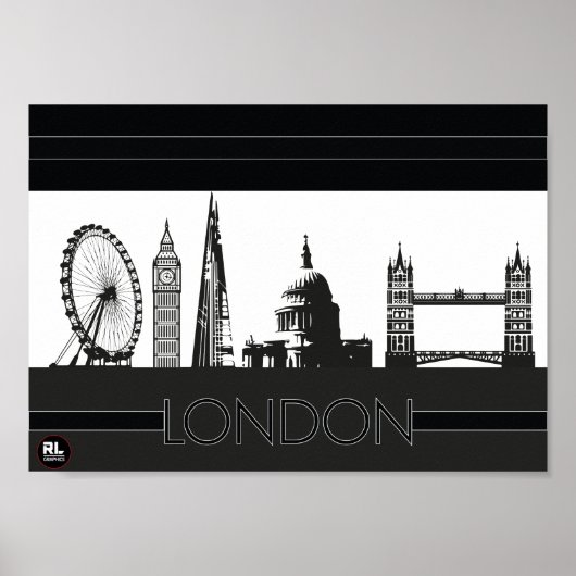 Poster Londen (Voorkant)