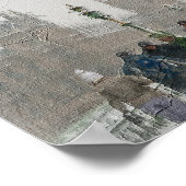 Poster London big ben et peinture à l'huile de neige (Coin)