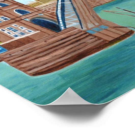 Poster London Bridge (Coin)