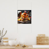 Poster London Calling Burger (Cuisine)